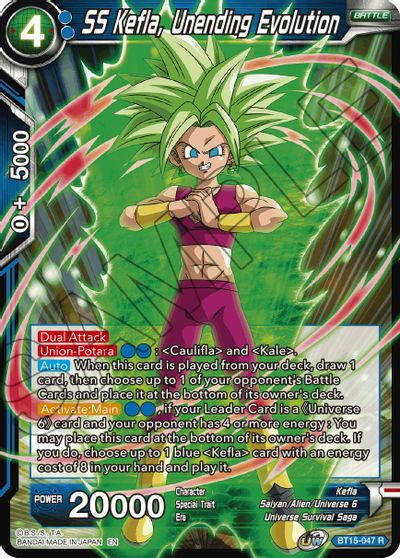 SS Kefla, Unending Evolution (BT15-047) [Saiyan Showdown] | The Time Vault CA