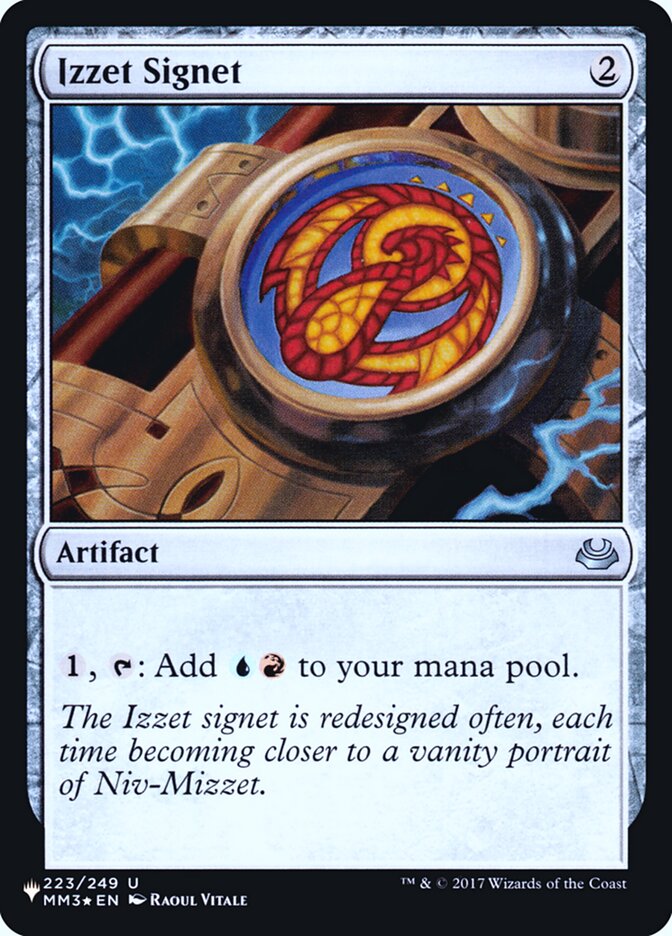 Izzet Signet [Secret Lair: Heads I Win, Tails You Lose] | The Time Vault CA