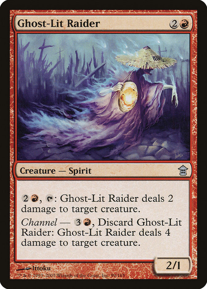 Ghost-Lit Raider [Saviors of Kamigawa] | The Time Vault CA
