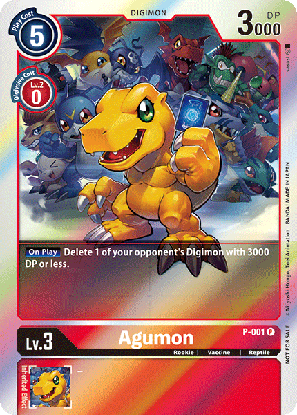 Agumon [P-001] [Promotional Cards] | The Time Vault CA