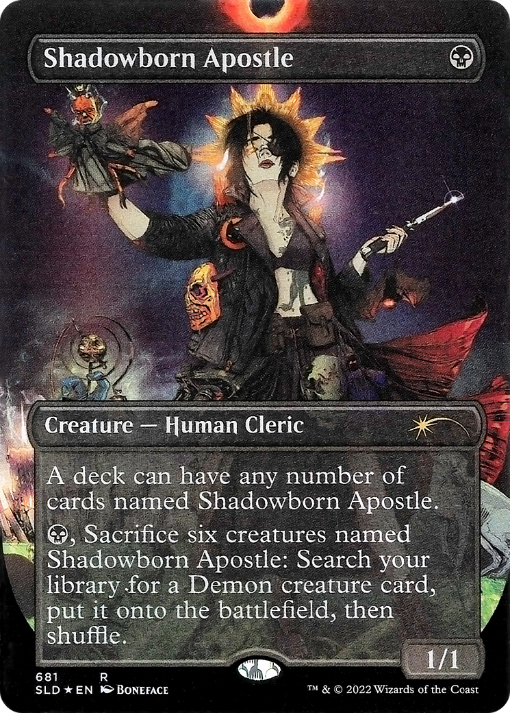 Shadowborn Apostle (681) (Borderless) [Secret Lair Drop Promos] | The Time Vault CA