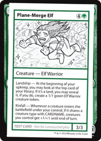 Plane-Merge Elf (2021 Edition) [Mystery Booster Playtest Cards] | The Time Vault CA