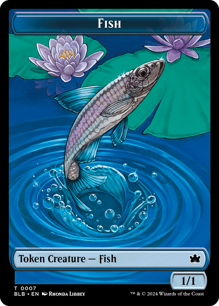 Fish Token [Bloomburrow Tokens] | The Time Vault CA