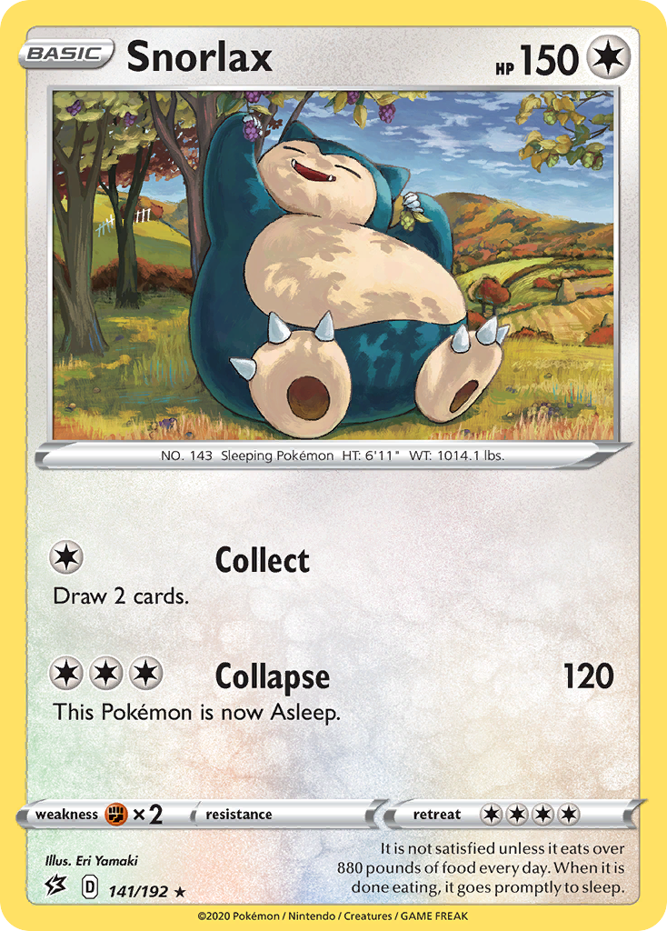 Snorlax (141/192) [Sword & Shield: Rebel Clash] | The Time Vault CA