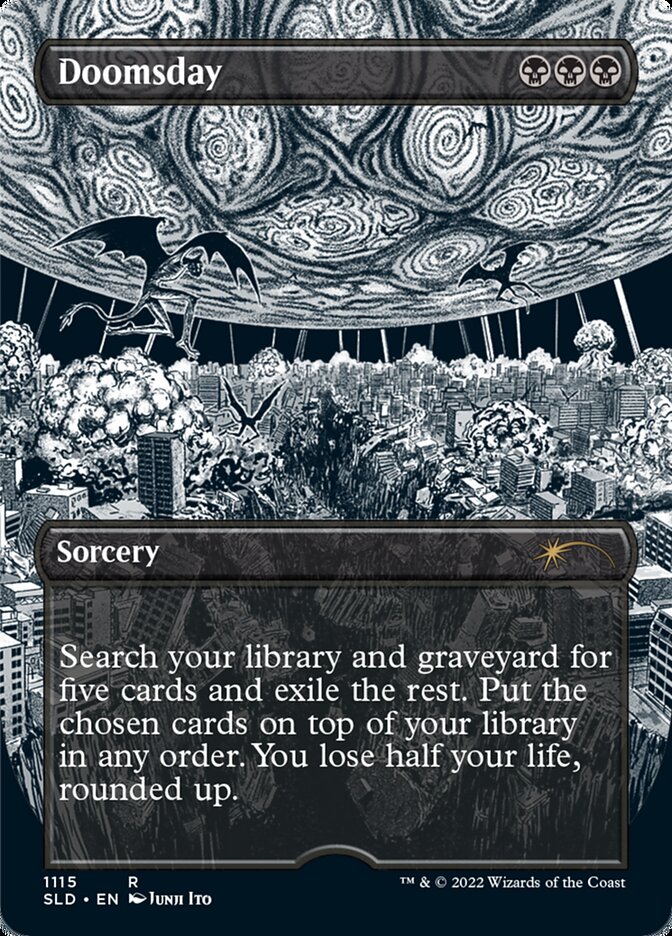 Doomsday (Borderless Etched Foil) [Secret Lair Drop Series] | The Time Vault CA
