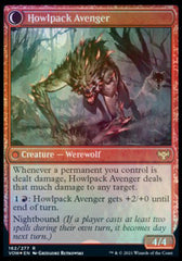 Ill-Tempered Loner // Howlpack Avenger [Innistrad: Crimson Vow Prerelease Promos] | The Time Vault CA