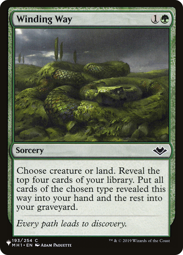 Winding Way [The List Reprints] | The Time Vault CA