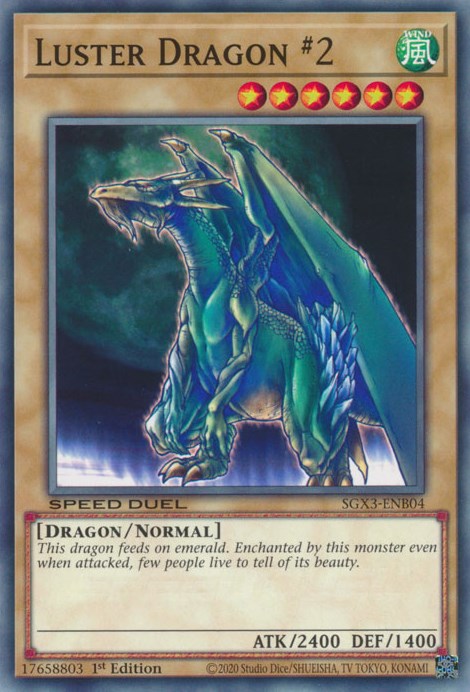 Luster Dragon #2 [SGX3-ENB04] Common | The Time Vault CA