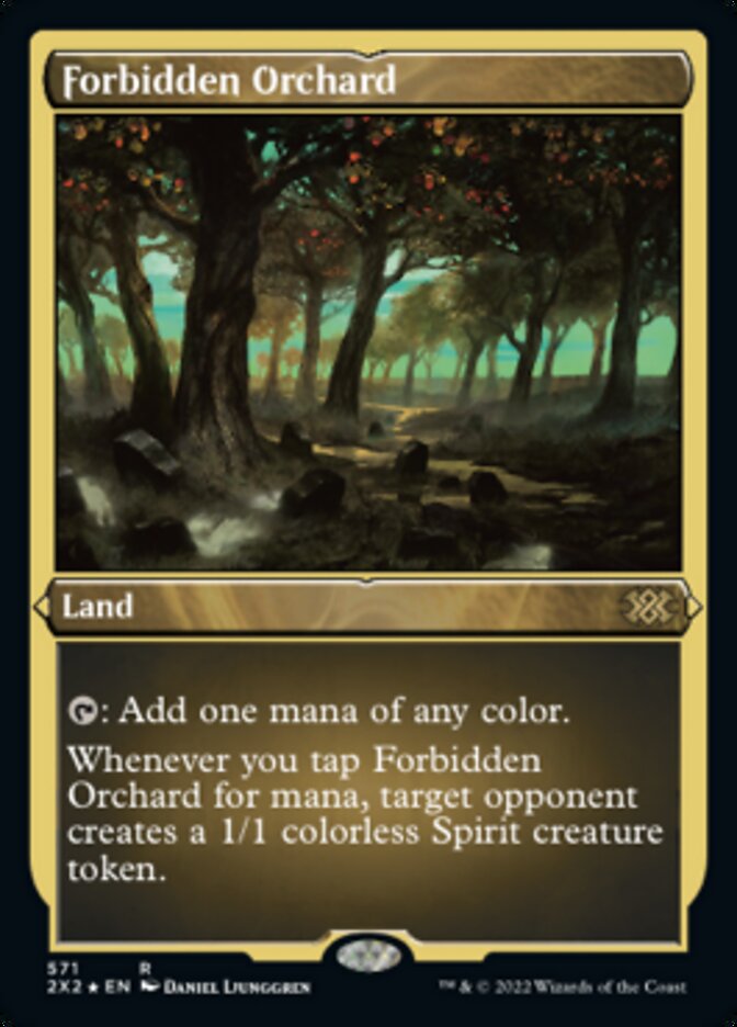 Forbidden Orchard (Foil Etched) [Double Masters 2022] | The Time Vault CA