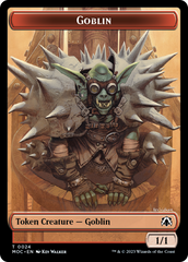 Goblin // Sliver Double-Sided Token [March of the Machine Commander Tokens] | The Time Vault CA