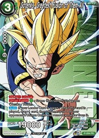 Gotenks, Greatest Fusion of Them All (Winner Stamped) (P-254) [Tournament Promotion Cards] | The Time Vault CA