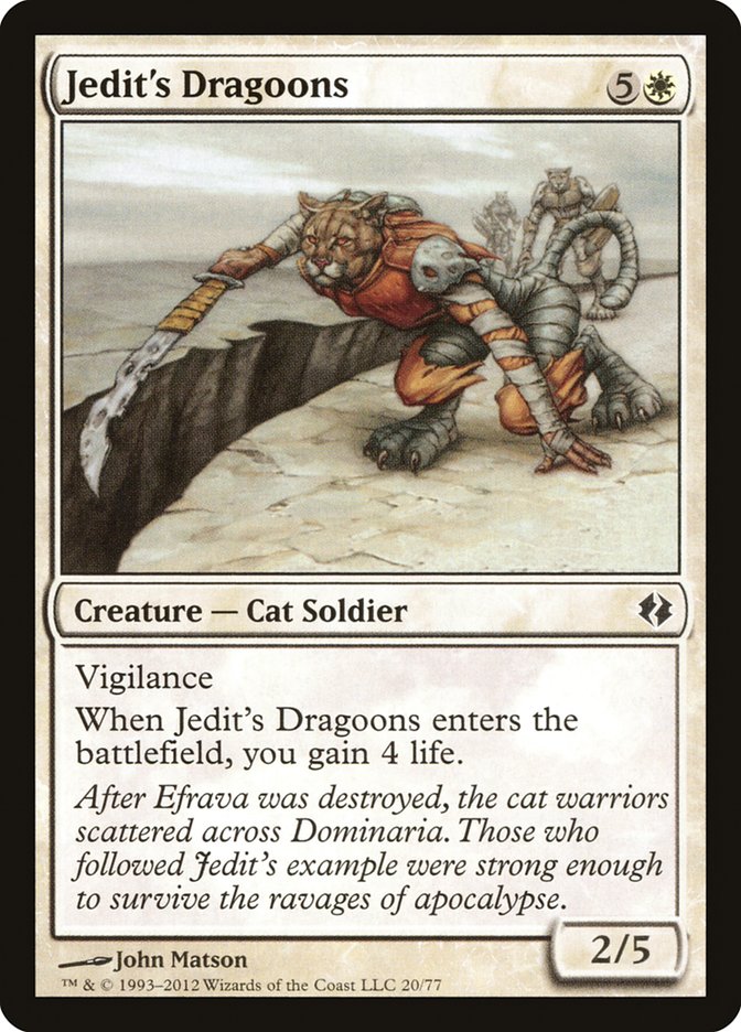 Jedit's Dragoons [Duel Decks: Venser vs. Koth] | The Time Vault CA