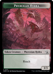 Elemental (9) // Phyrexian Hydra (11) Double-Sided Token [March of the Machine Tokens] | The Time Vault CA