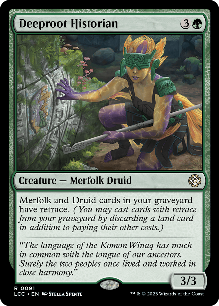 Deeproot Historian [The Lost Caverns of Ixalan Commander] | The Time Vault CA