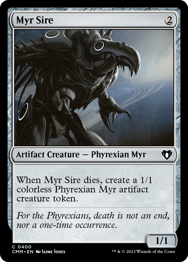 Myr Sire [Commander Masters] | The Time Vault CA