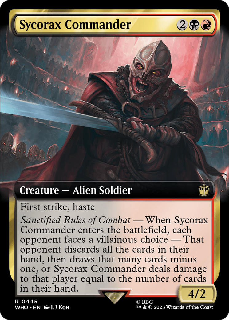 Sycorax Commander (Extended Art) [Doctor Who] | The Time Vault CA