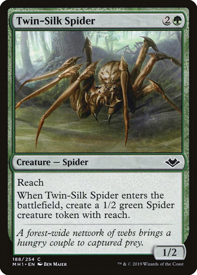 Twin-Silk Spider [Modern Horizons] | The Time Vault CA