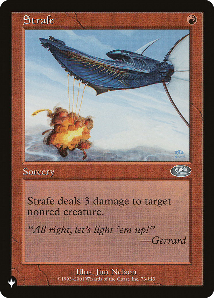 Strafe [The List] | The Time Vault CA