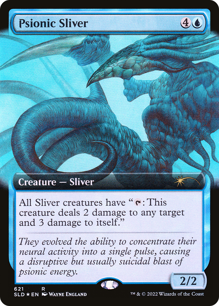 Psionic Sliver (Extended Art) [Secret Lair Drop Promos] | The Time Vault CA