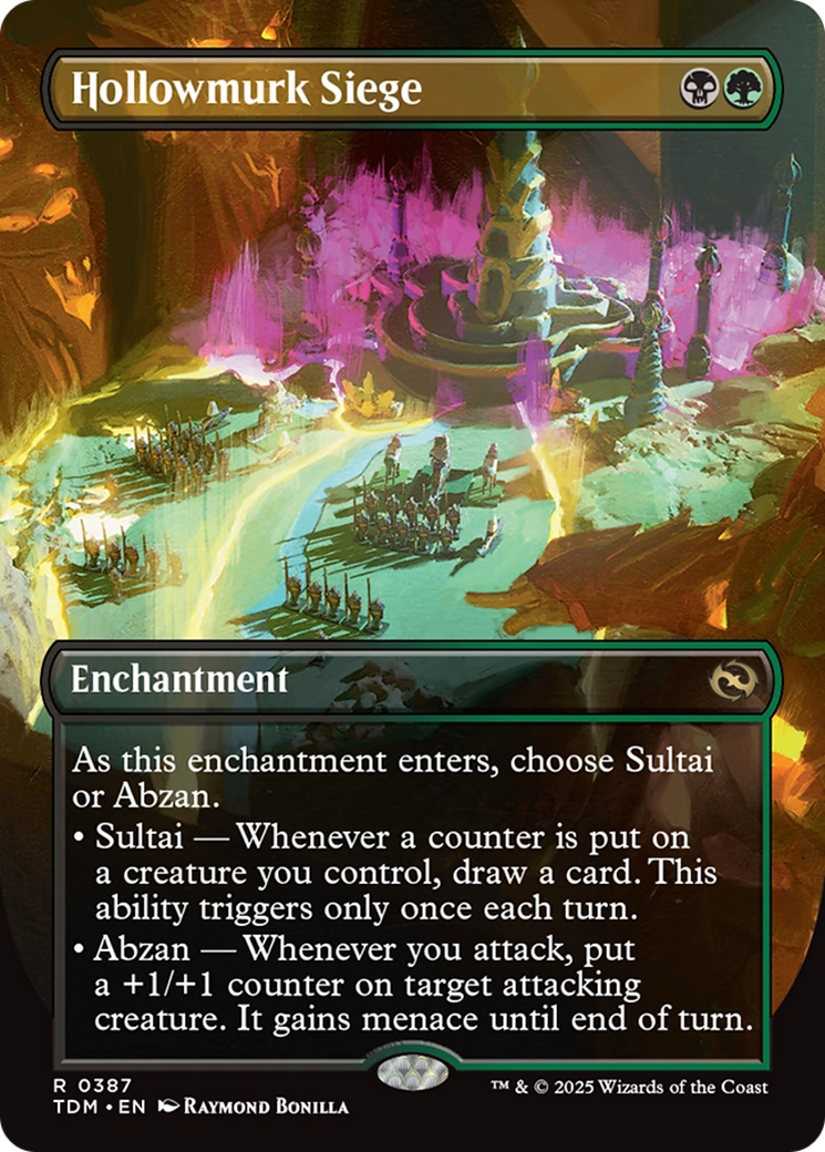 Hollowmurk Siege (Borderless) [Tarkir: Dragonstorm] | The Time Vault CA