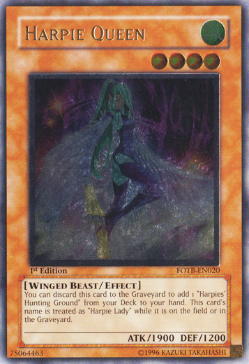 Harpie Queen [FOTB-EN020] Ultimate Rare | The Time Vault CA