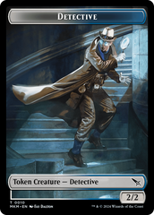 Detective // Spirit Double-Sided Token [Murders at Karlov Manor Tokens] | The Time Vault CA