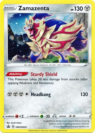 Zamazenta (SWSH034) [Sword & Shield: Black Star Promos] | The Time Vault CA