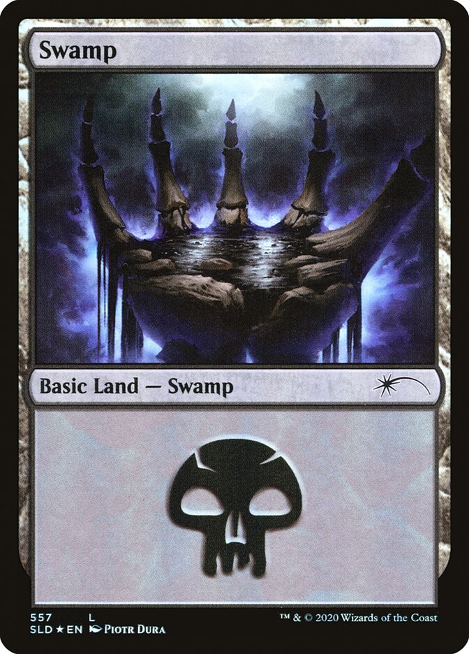 Swamp (Discarding) (557) [Secret Lair Drop Promos] | The Time Vault CA