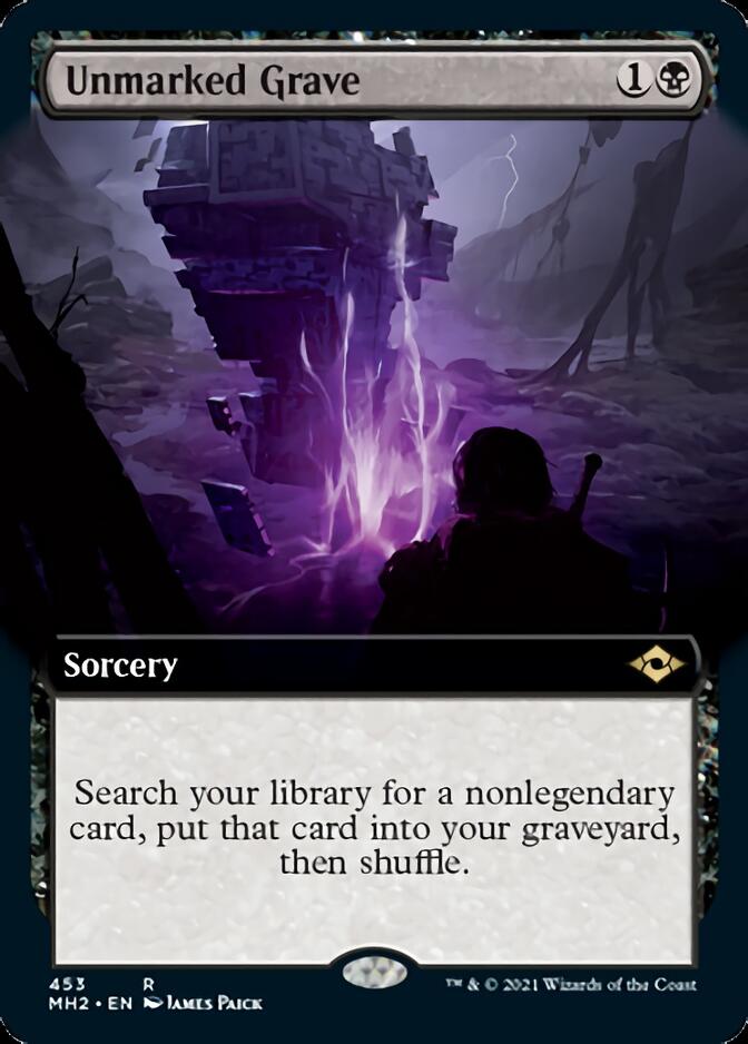 Unmarked Grave (Extended Art) [Modern Horizons 2] | The Time Vault CA