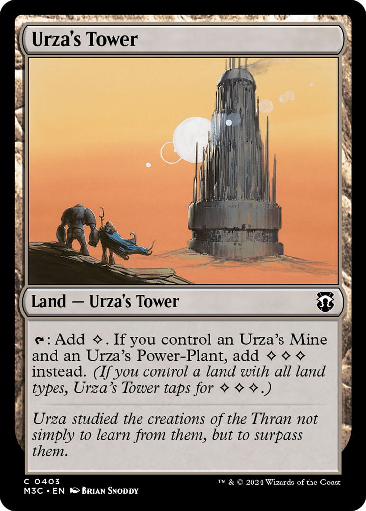 Urza's Tower (Ripple Foil) [Modern Horizons 3 Commander] | The Time Vault CA