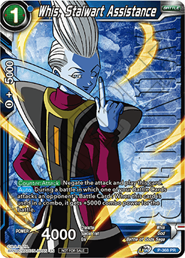 Whis, Stalwart Assistance (Unison Warrior Series Boost Tournament Pack Vol. 7 - Winner) (P-368) [Tournament Promotion Cards] | The Time Vault CA