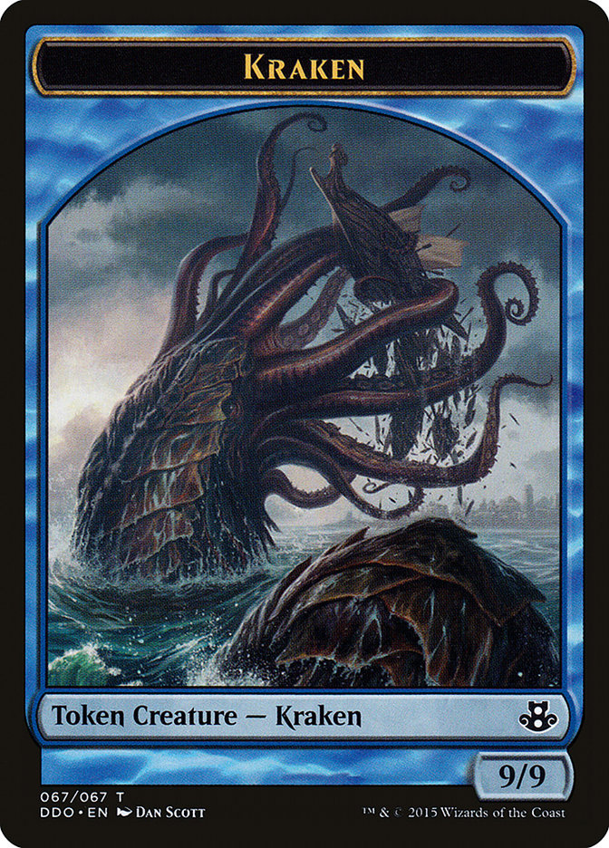 Kraken Token [Duel Decks: Elspeth vs. Kiora] | The Time Vault CA