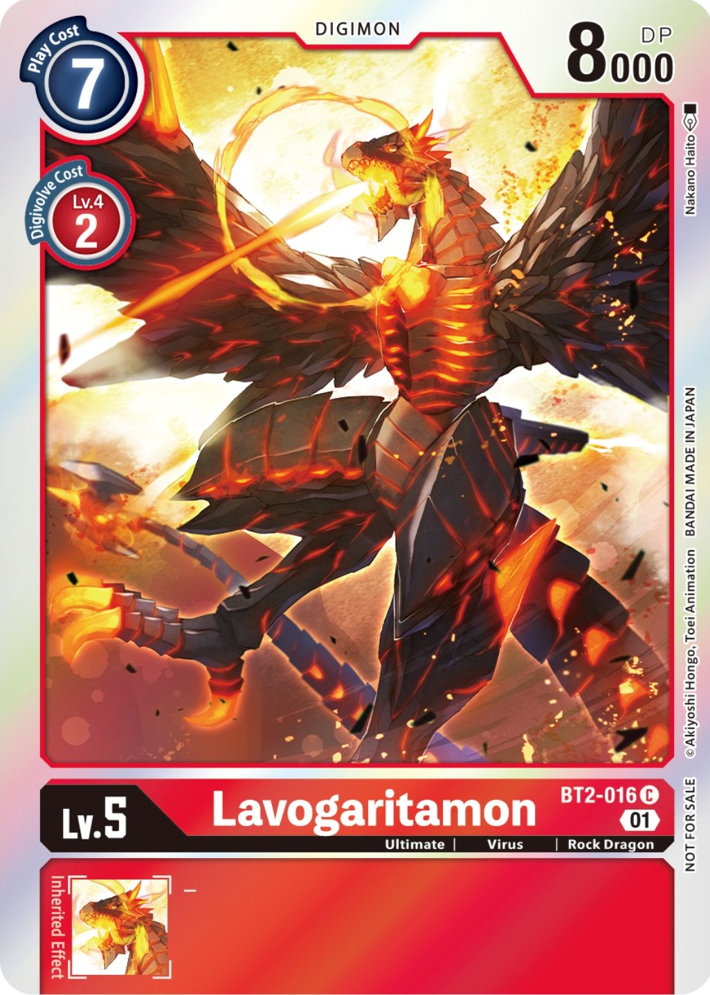 Lavogaritamon [BT2-016] (ST-11 Special Entry Pack) [Release Special Booster Promos] | The Time Vault CA