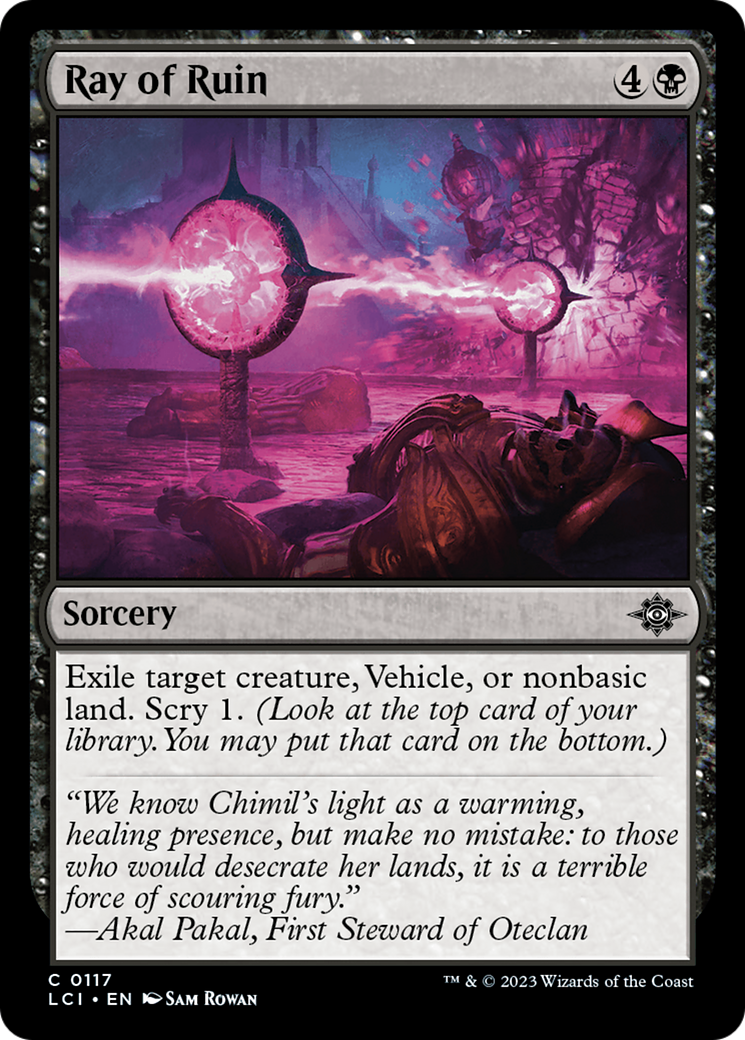 Ray of Ruin [The Lost Caverns of Ixalan] | The Time Vault CA