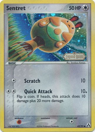 Sentret (62/92) (Stamped) [EX: Legend Maker] | The Time Vault CA