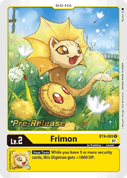 Frimon [BT8-003] [New Awakening Pre-Release Cards] | The Time Vault CA