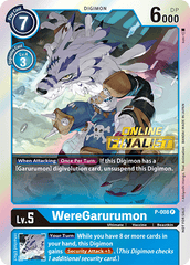 WereGarurumon [P-008] (Online Regional - Finalist) [Promotional Cards] | The Time Vault CA