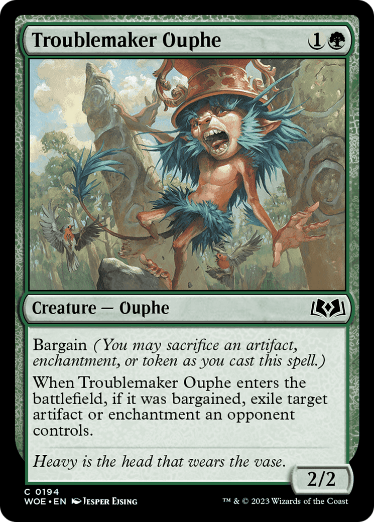 Troublemaker Ouphe [Wilds of Eldraine] | The Time Vault CA