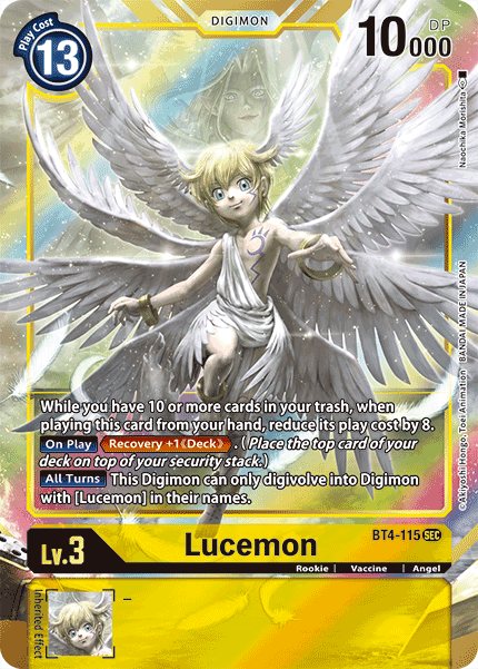 Lucemon [BT4-115] (Alternate Art) [Great Legend] | The Time Vault CA