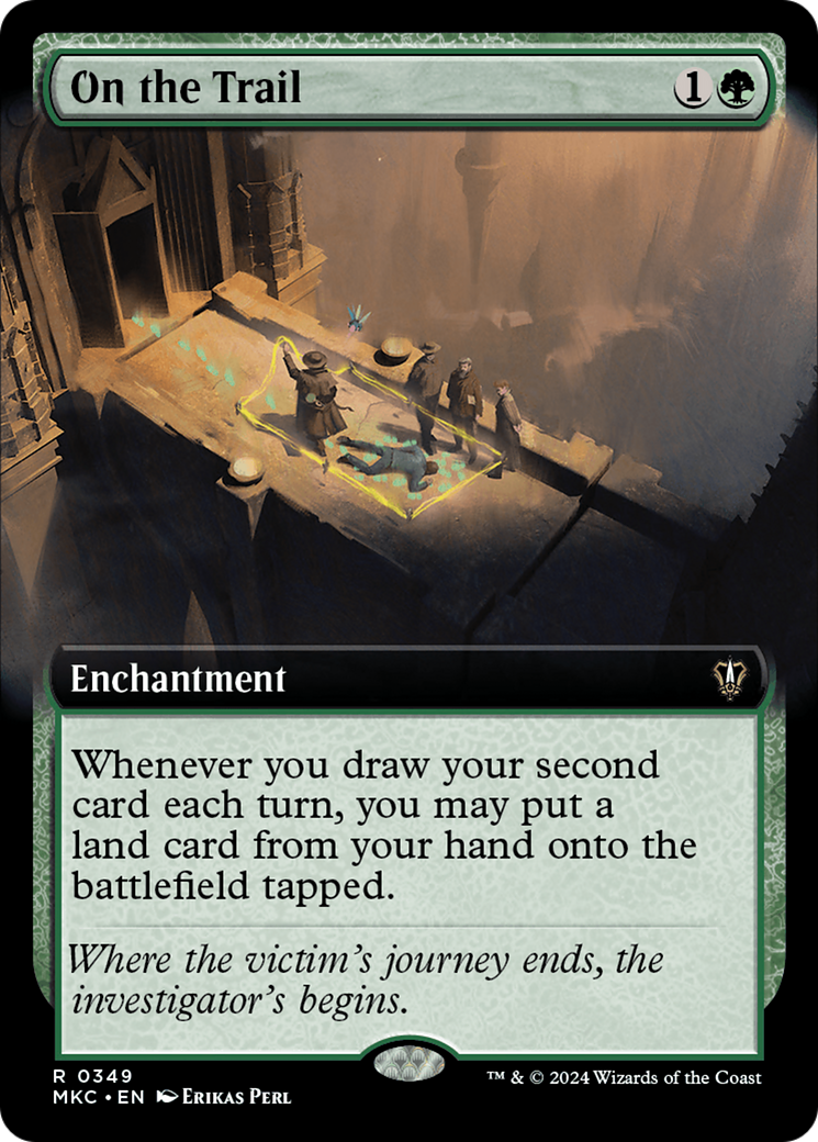 On the Trail (Extended Art) [Murders at Karlov Manor Commander] | The Time Vault CA