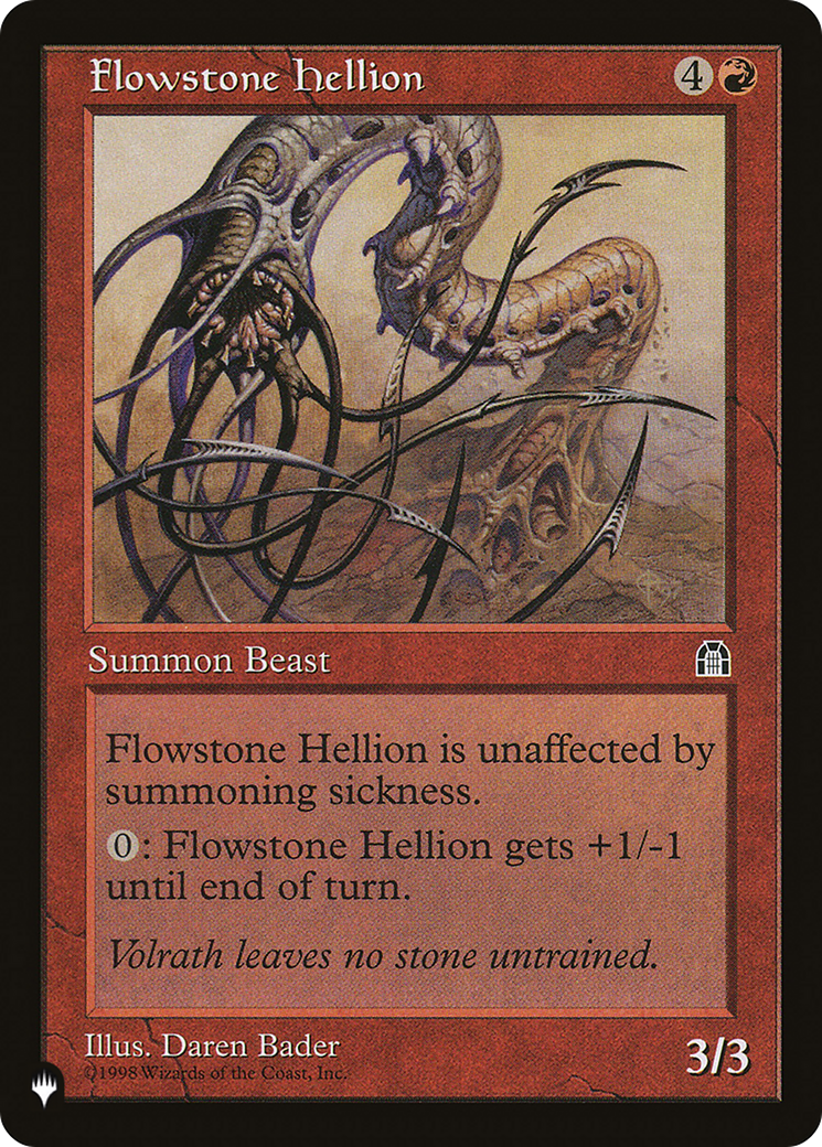 Flowstone Hellion [The List] | The Time Vault CA