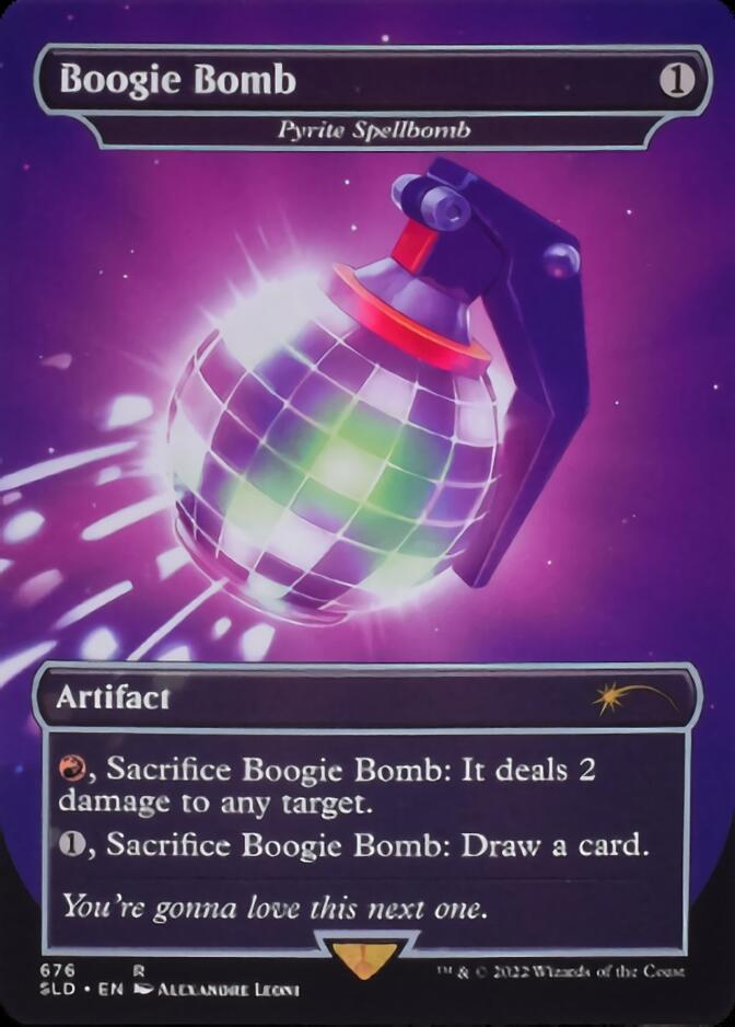 Pyrite Spellbomb - Boogie Bomb (Borderless) [Secret Lair Drop Promos] | The Time Vault CA