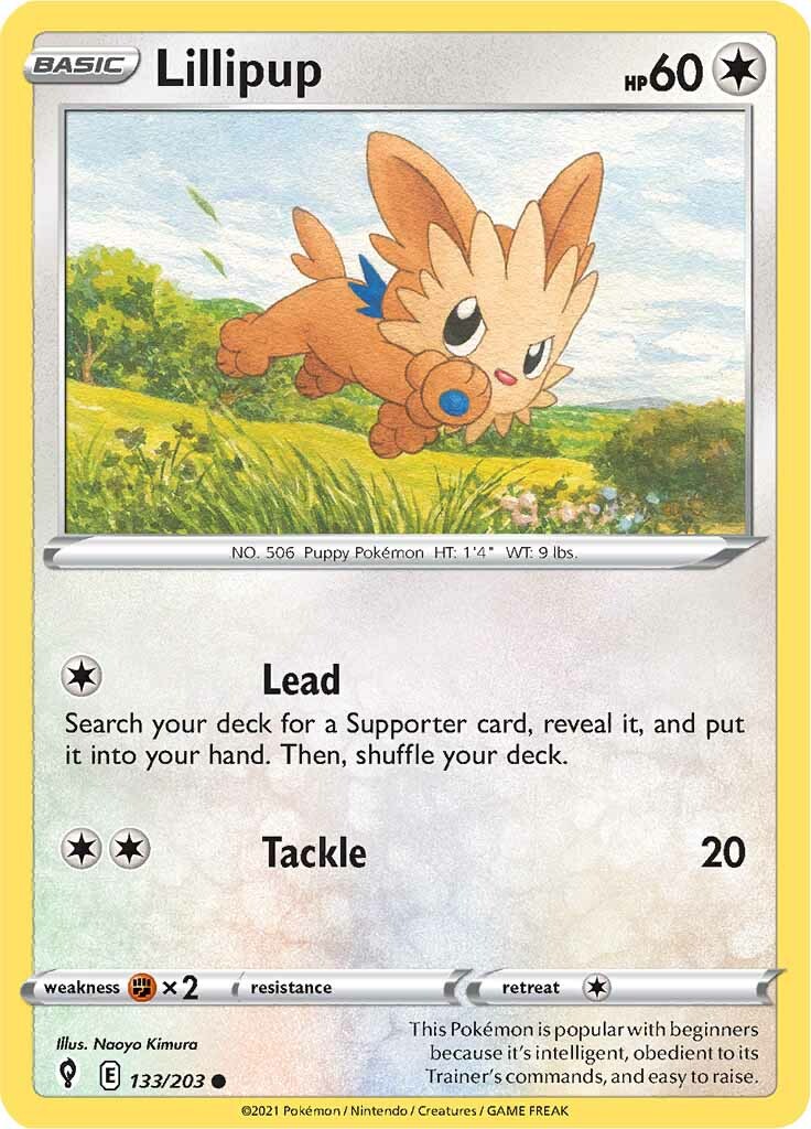 Lillipup (133/203) [Sword & Shield: Evolving Skies] | The Time Vault CA