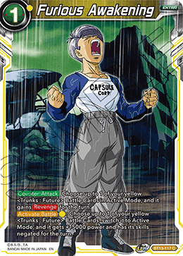 Furious Awakening (Common) (BT13-117) [Supreme Rivalry] | The Time Vault CA