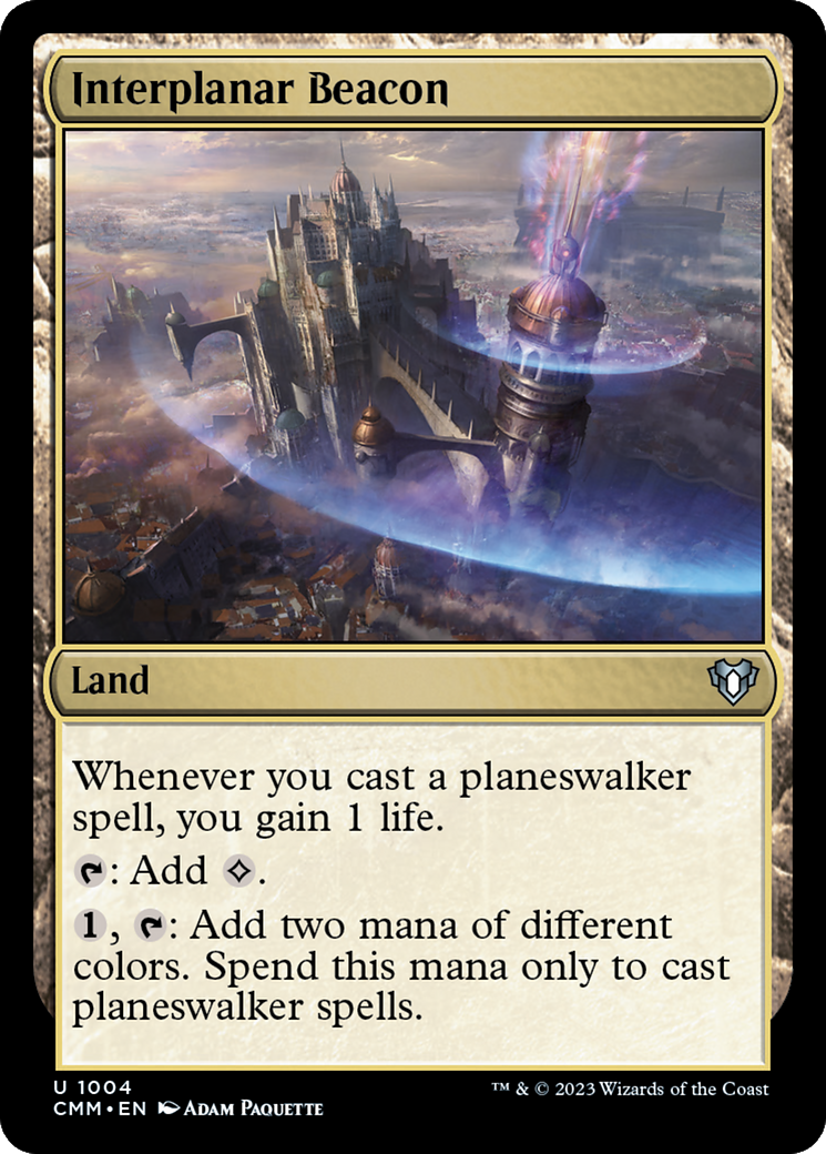 Interplanar Beacon [Commander Masters] | The Time Vault CA
