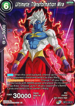 Ultimate Transformation Mira (BT11-137) [Vermilion Bloodline 2nd Edition] | The Time Vault CA