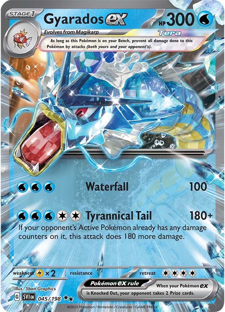 Gyarados ex (045/198) [Scarlet & Violet: Base Set] | The Time Vault CA