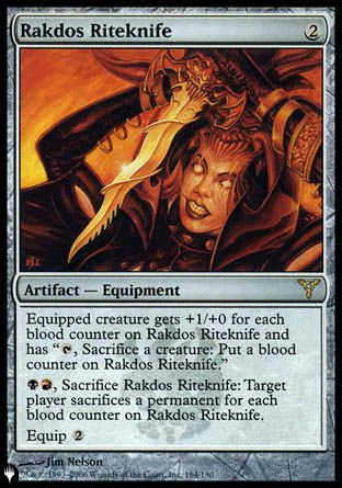 Rakdos Riteknife [The List] | The Time Vault CA