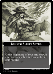 Bounty: Sleepy Sovka // Bounty Rules Double-Sided Token [Outlaws of Thunder Junction Commander Tokens] | The Time Vault CA