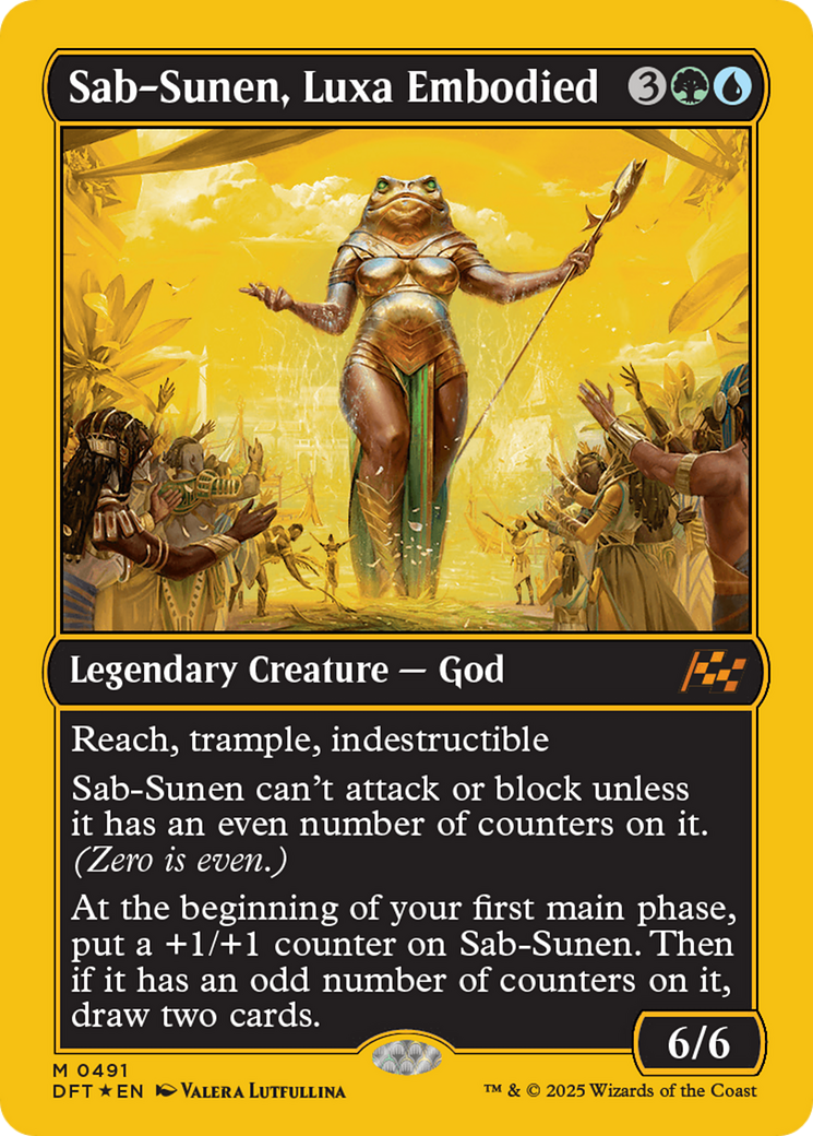 Sab-Sunen, Luxa Embodied (First-Place Foil) [Aetherdrift] | The Time Vault CA